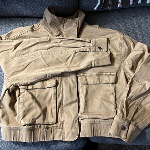 Sonoma women’s utility jacket, beige, new without tags